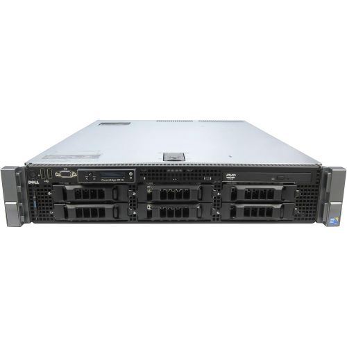 델 Dell PowerEdge R710 2x 2.80GHz Intel X5660 Processors 128GB RAM (16x 8GB) (6x 2TB 3.5 7.2K SATA Hard Drives) 2x 870W PS