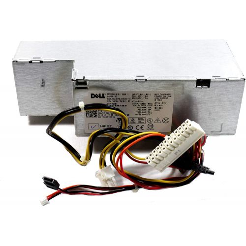 델 Genuine Dell 275w Power Supply For the Optiplex 740, 745, 755, Dimension 9200c, and XPS 210 Small Form Factor Systems SFF Dell part numbers: RM117, PW124, FR619, WU142 Model number