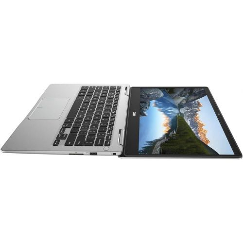 델 Dell Inspiron 13.3 FHD Intel Quad i5 8250U 3.4GHz 8GB 256GB SSD Backlit Key Webcam Windows 10 Silver