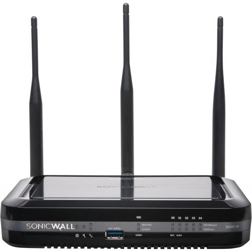 델 Dell Sonicwall 01 SSC 0218 Soho Wireless N Security Appliance 5 Ports 10MB/100MB LAN, Gige 802.11 B/A/G/N