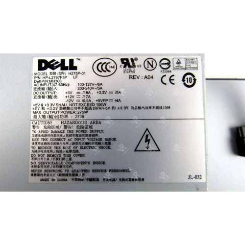 델 New Dell MH300 275W Sff Power Supply Optiplex Dimension