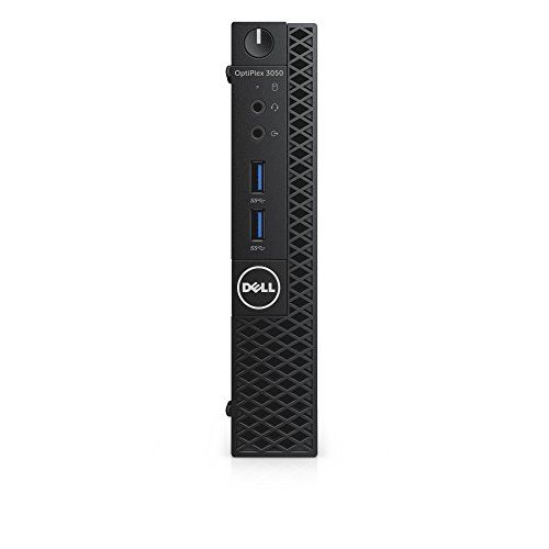 델 Dell P24VV OptiPlex 3050 Micro Form Factor Desktop Computer, Intel Core i5 7500T, 8GB DDR4, 500GB Hard Drive, Windows 10 Pro,Black