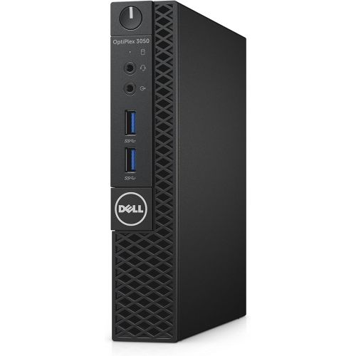 델 Dell P24VV OptiPlex 3050 Micro Form Factor Desktop Computer, Intel Core i5 7500T, 8GB DDR4, 500GB Hard Drive, Windows 10 Pro,Black