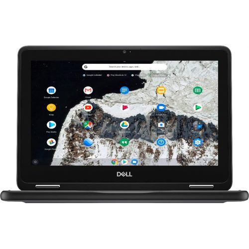 델 Dell Chromebook 11 3000 3100 11.6 Touchscreen Convertible 2 in 1 Chromebook HD 1366 x 768 Intel Celeron N4020 Dual core (2 Core) 1.10 GHz 8 GB RAM 32 GB Flash Memory Bl