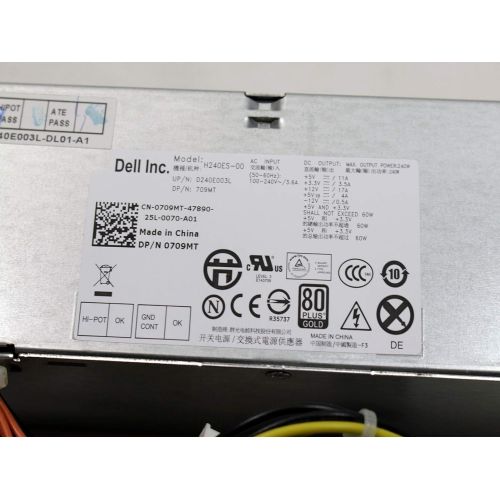 델 Dell Optiplex 390 790 990 3010 SFF Desktop Power Supply CCCVC H240AS 00 SFF Computer Power Supply 240 Watt