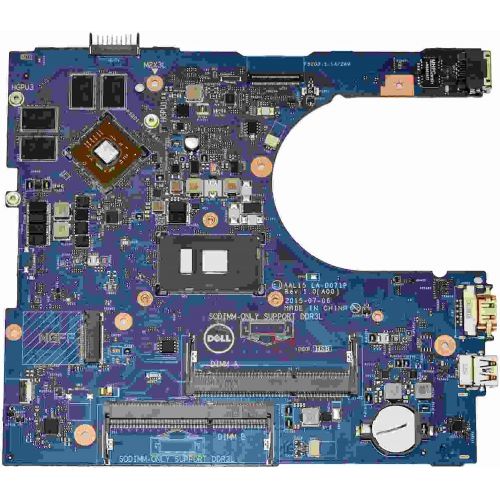 델 F1J0W Dell Inspiron 15 5559 Laptop Motherboard w/Intel i7 6500U 2.5Ghz CPU