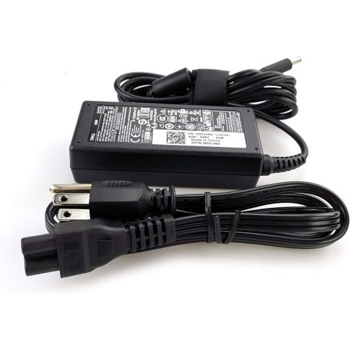 델 New Dell Original Inspiron Laptop Charger 65W watt 4.5mm tip AC Power Adapter(Power Supply) with Power Cord for Inspiron 13 14 15,3000 5000 7000 Series,5558 5755 3147 7348 2in1 555