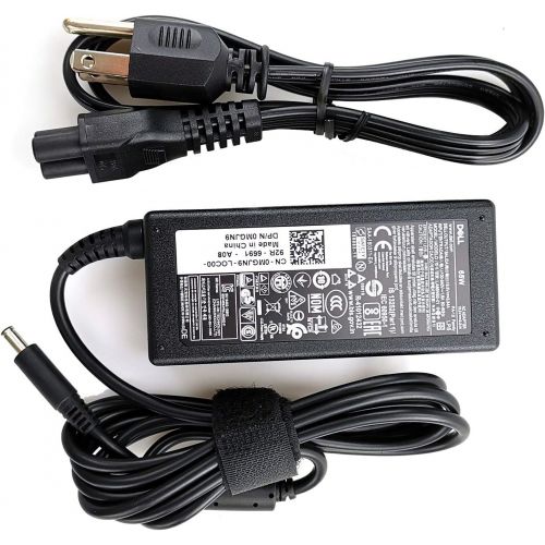 델 New Dell Original Inspiron Laptop Charger 65W watt 4.5mm tip AC Power Adapter(Power Supply) with Power Cord for Inspiron 13 14 15,3000 5000 7000 Series,5558 5755 3147 7348 2in1 555