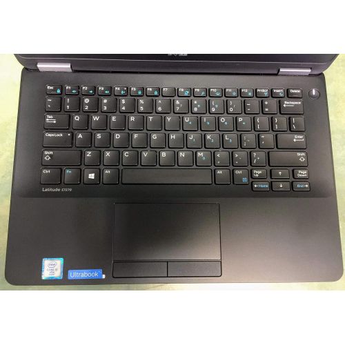 델 Dell Latitude E7270 Intel Core i5 6300U X2 2.4GHz 8GB 256GB SSD 12.5 Win10,Black