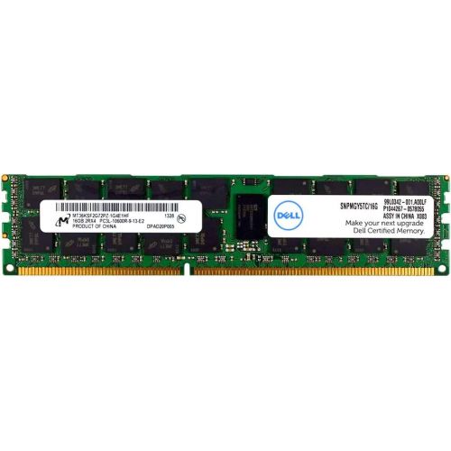 델 Dell 16GB Certified Memory for Select Dell System 2Rx4 1333MHz for Workstation R5500, T3600, T5600, T7600