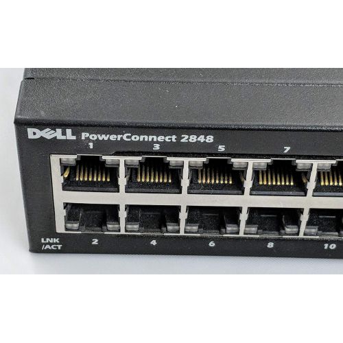 델 Dell PowerConnect 2848 Switch 48 Ports Managed Desktop, Rack mountable (469 4245)