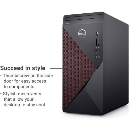 델 2021 Newest Dell Vostro 5000 Series Biz Tower Desktop: 9th Gen Intel 8 Core i7 9700 Processor(Upto 4.7Ghz), 16GB RAM, 256GB PCIe SSD+2TB HDD, Intel UHD, WiFi, Bluetooth, DVD,HDMI,