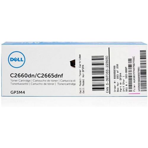 델 Dell GP3M4 Magenta Toner Cartridge, 1200 Yield, 1 Size