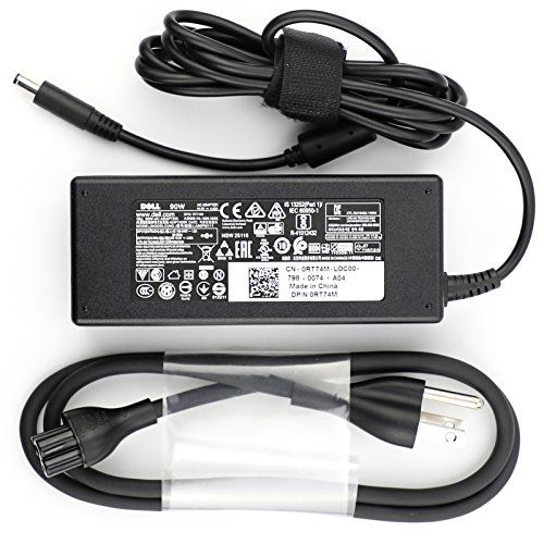 델 Genuine Original OEM 90w for Dell 0RT74M RT74M PA 1900 32D5 AC Adapter Exact 19.5v 4.62a