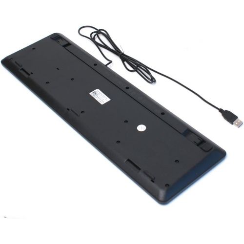 델 Dell 2GR91 Slim USB 104 Key Keyboard with Fold out Feet for Select Dell Models (Black)