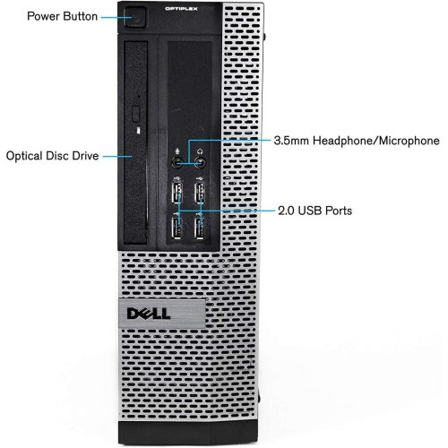 델 Dell Optiplex 990 SFF Desktop Intel Core i5 3.1GHz., 16GB DDR3, 1TB Hard Drive, Windows 10 Pro 64 Bit, WiFi, DVD ROM