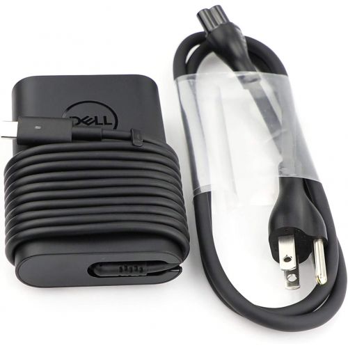 델 Laptop Charger 65W Watt USB Type C AC Power Adapter Include Power Cord for Dell Latitude 3400 3500 5290(2in1) 5300 5400 5500 7200(2in1) 7300 7400(2in1), LA65NM170 HA65NM170,02YK0F