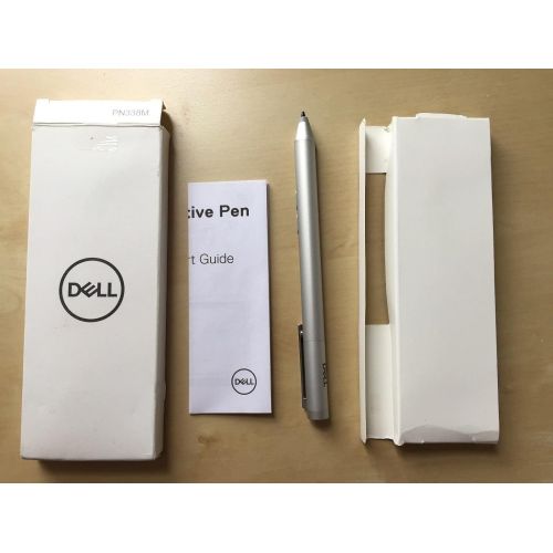 델 Dell Active Pen Stylus, Silver PN338M for Dell Inspiron 13 and Inspiron 15 2 in 1 (Touch Screen Models Only Must Support Active Pen)