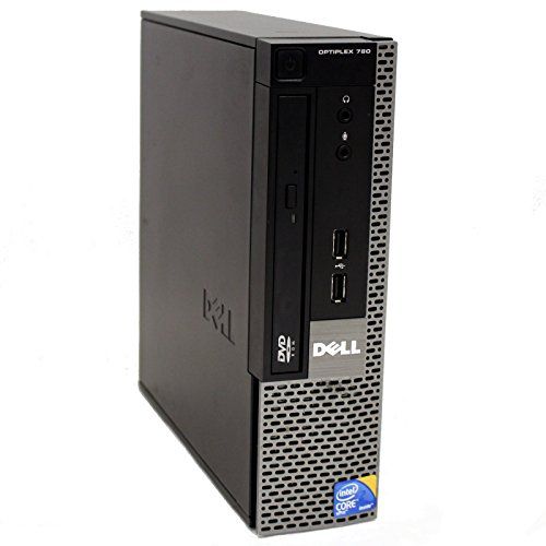 델 Dell OptiPlex 780 USFF Desktop Intel Core 2 Duo 3.0 GHz 4 GB RAM 250 GB HD DVD Win Pro 32 Bit