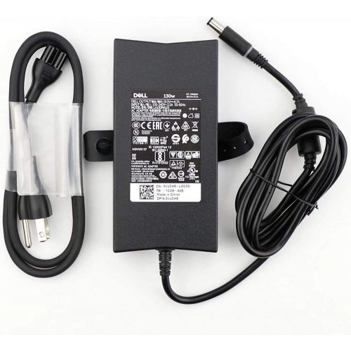 델 Dell 130 Watt 3 Prong AC Adapter with 6 ft Power Cord