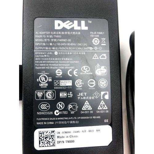 델 Original Dell 65Watt AC Adapter 19.5V 3.34A PA 2E Family Charger for Latitude D520