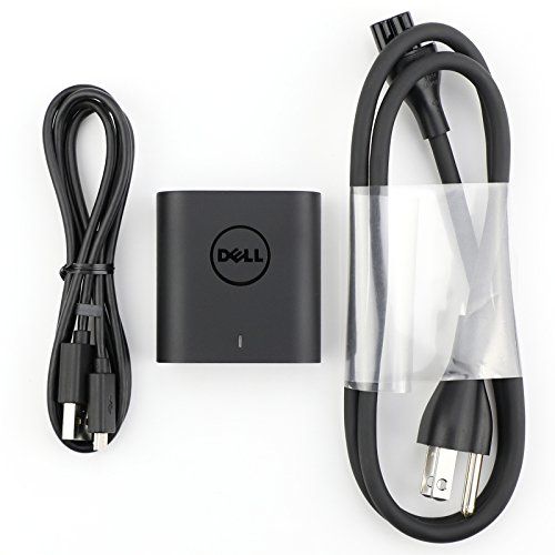델 New Original Dell 24W Power Adapter With USB Cable For Venue 11 Pro (5130), Venue 11 Pro (7130),Venue 7 (3730),Venue 8 (3830), Venue 8 Pro (5830) Tablet