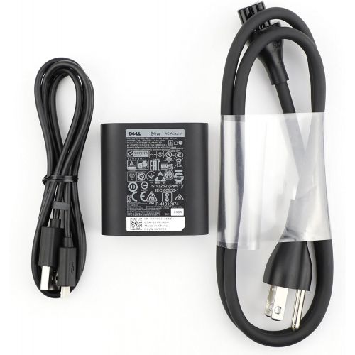 델 New Original Dell 24W Power Adapter With USB Cable For Venue 11 Pro (5130), Venue 11 Pro (7130),Venue 7 (3730),Venue 8 (3830), Venue 8 Pro (5830) Tablet