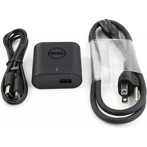 델 New Original Dell 24W Power Adapter With USB Cable For Venue 11 Pro (5130), Venue 11 Pro (7130),Venue 7 (3730),Venue 8 (3830), Venue 8 Pro (5830) Tablet