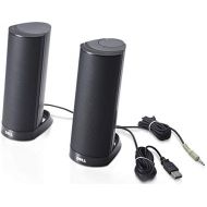 Dell AX210 USB Stereo Speaker System (W955K), Black