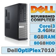 Dell OptiPlex 7010 DT/Core i3 3240 @ 3.4 GHz/8GB DDR3/80GB HDD/DVD RW/Windows 7 PRO 64 BIT
