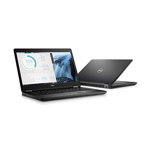 델 Dell Latitude 5480 DYHJ1 Laptop (Windows 10 Pro, Intel Core i7 7600U, 14 LED Lit Screen, Storage: 256 GB, RAM: 8 GB) Black