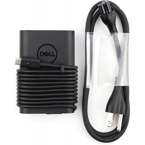 델 Dell Laptop Charger 65W Watt USB Type C AC Power Adapter Include Power Cord for Dell XPS 12 9250,XPS 13 9350 9360 9365 9370 9380, LA65NM170 HA65NM170,02YK0F 0M1WCF