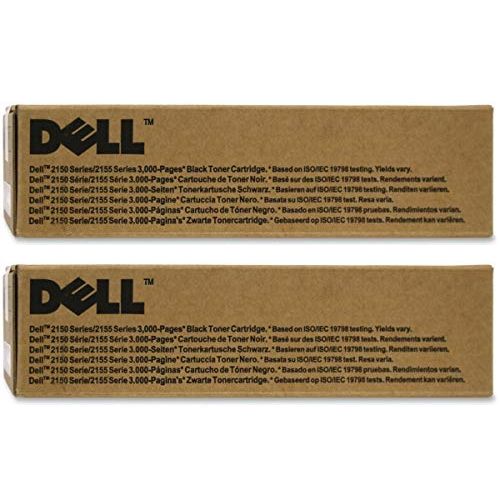 델 Dell N51XP Toner Cartridge Black 2 Pack in Retail Packing