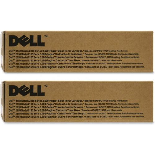 델 Dell N51XP Toner Cartridge Black 2 Pack in Retail Packing