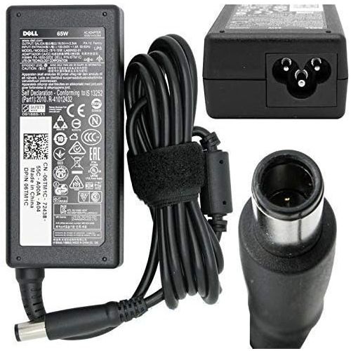 델 Dell PA 12 19.5V 3.34A 65W AC Power Adapter for Select Dell Studio Laptops