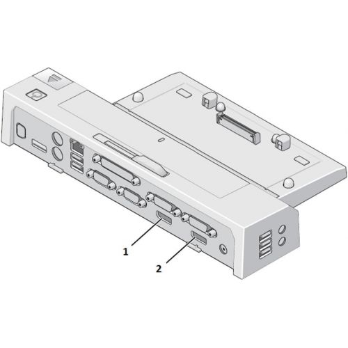 델 Dell E Port Plus Advanced Port Replicator with USB 3.0 for E Series Latitudes, 130W AC