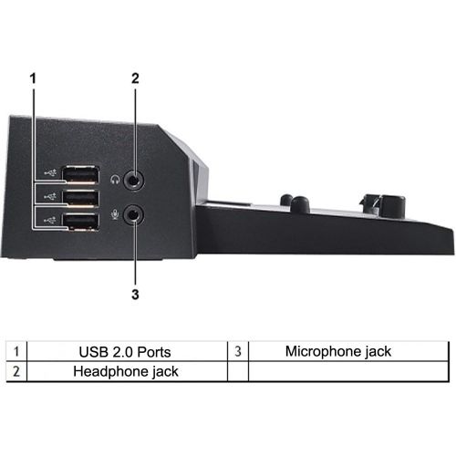 델 Dell E Port Plus Advanced Port Replicator with USB 3.0 for E Series Latitudes, 130W AC