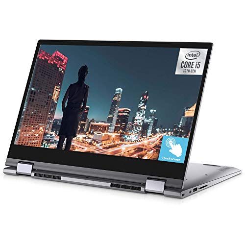 델 2021 Newest Dell Inspiron 5000 2 in 1 Convertible Laptop, 14 FHD Touch Display, Intel Core i5 1035G1, 32GB RAM, 1TB SSD, HDMI, Webcam, Backlit Keyboard, WiFi, Bluetooth, FP Reader,