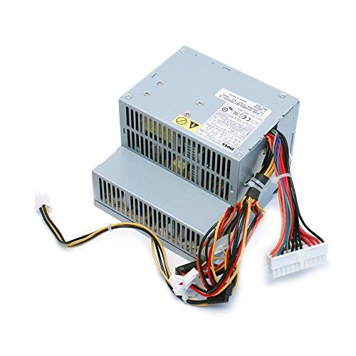 델 Genuine Dell 280W Desktop Optiplex GX520, GX620, 740, 745, 755, 210L, 320, 330, Dimension C521, 3100C, New Style GX280, Power Supply Unit PSU