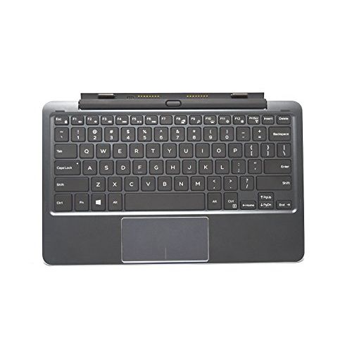 델 Aquamoon Trading New FWV30 Genuine OEM Dell Latitude 11 5175 5175 Tablet Full Back Lit Keyboard Docking Station W/Stylus Portable Internal Battery Mobile Workstation Model K12M