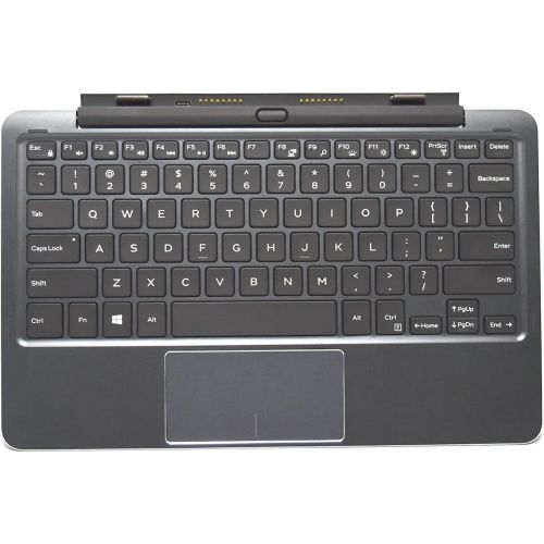 델 Aquamoon Trading New FWV30 Genuine OEM Dell Latitude 11 5175 5175 Tablet Full Back Lit Keyboard Docking Station W/Stylus Portable Internal Battery Mobile Workstation Model K12M