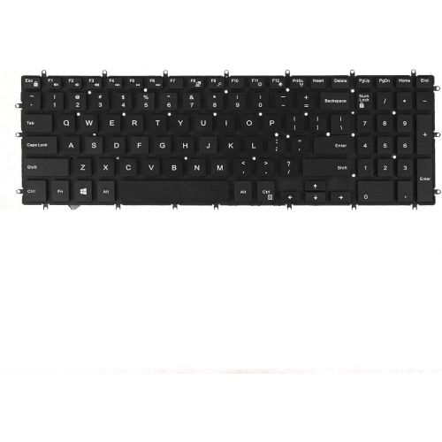 델 for Dell Laptop Replacement Keyboard for Dell Inspiron 15 7566 5567 7567 5665 17 7000 Series 17 7778 17 7779 03NVJK,black