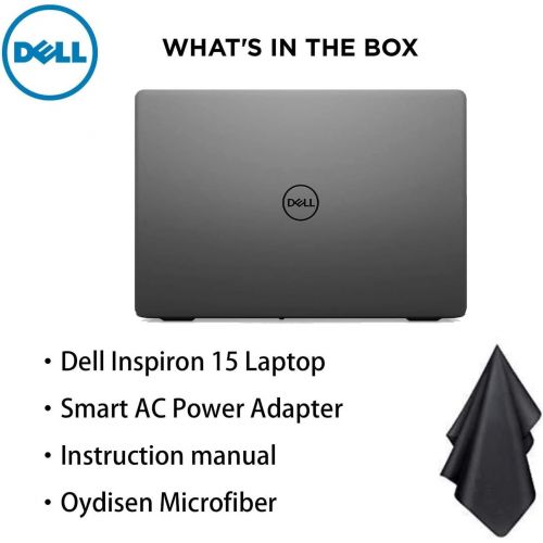 델 Dell Inspiron 15 3000 Laptop, 15.6 HD Display, Intel 5405U Dual Core Processor, 8GB RAM, 128GB PCIe SSD, Webcam, HDMI, Bluetooth, Wi Fi, Black, Windows 10
