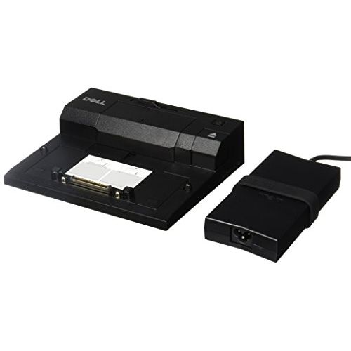 델 Dell Pro3x USB 2.0 E Port Replicator with 130 Watt Power Adapter Cord (Black) (SPR II 130)