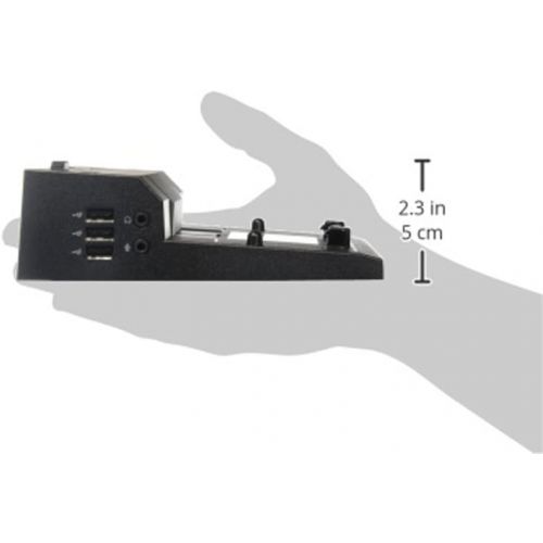 델 Dell Pro3x USB 2.0 E Port Replicator with 130 Watt Power Adapter Cord (Black) (SPR II 130)