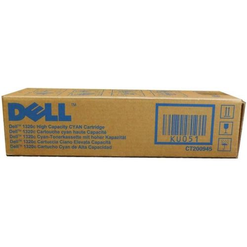 델 Dell 1320C High Yield Cyan Toner (2000 Yield) (Orginal OEM# 310 9060) Geniune Orginal OEM Toner