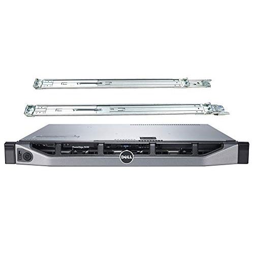 델 Dell PowerEdge R230 Rack Server, Rail Kit, Windows 2016 STD OS, Intel Xeon E3 1230 v6 Quad Core 3.5GHz 8MB, 32GB DDR4 RAM, 8TB Storage, RAID, Single PSU