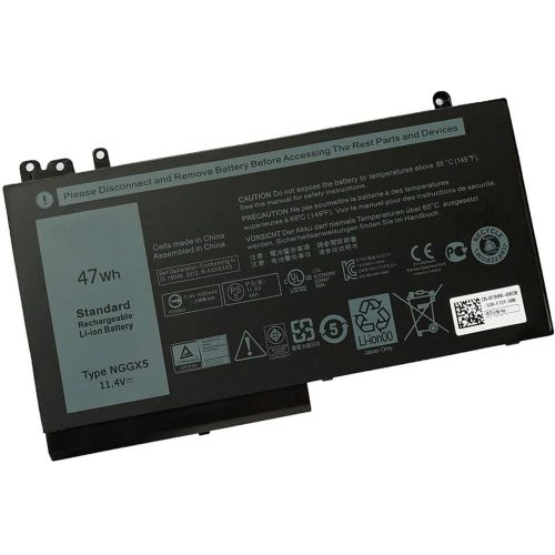 델 New NGGX5 battery for Dell Latitude E5270 11.4V 47Whr 3 Cell Primary Lithium Ion battery 954DF JY8DF