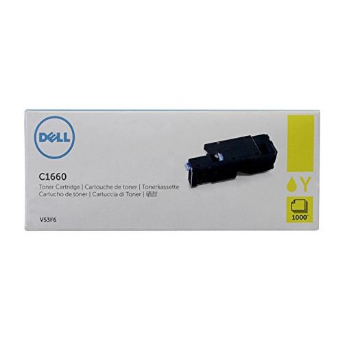 델 Dell V53F6 Yellow Toner Cartridge C1660w Color Printer