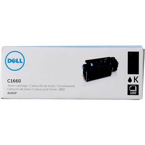 델 Dell 4G9HP Toner Cartridge C1660w Color Printer,Black